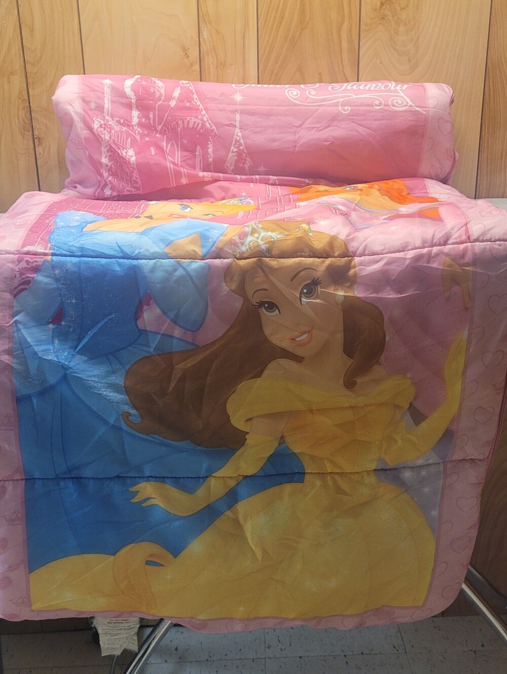 Pink Frozen-theme Sleeping Bag Child Size 57" x 27"